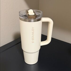 Stanley Off-White Travel Mug with Handle